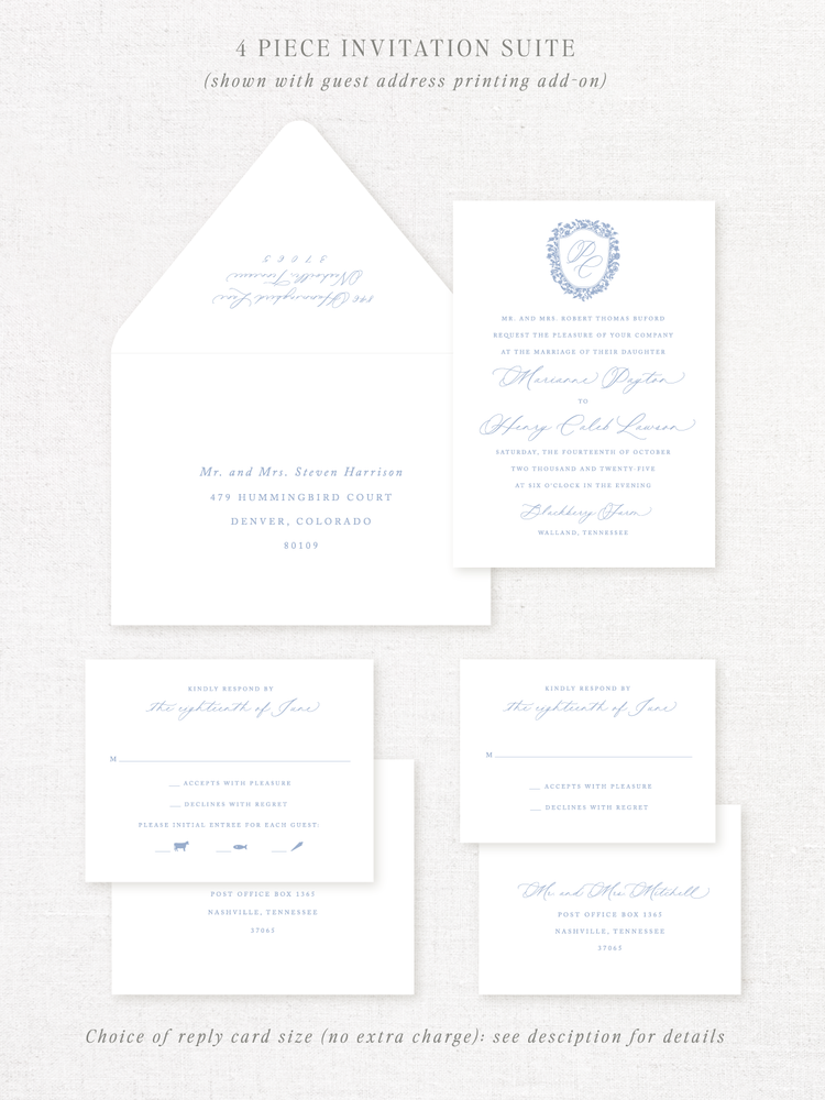 
                  
                    Load image into Gallery viewer, MARSEILLE - Wedding Invitation
                  
                