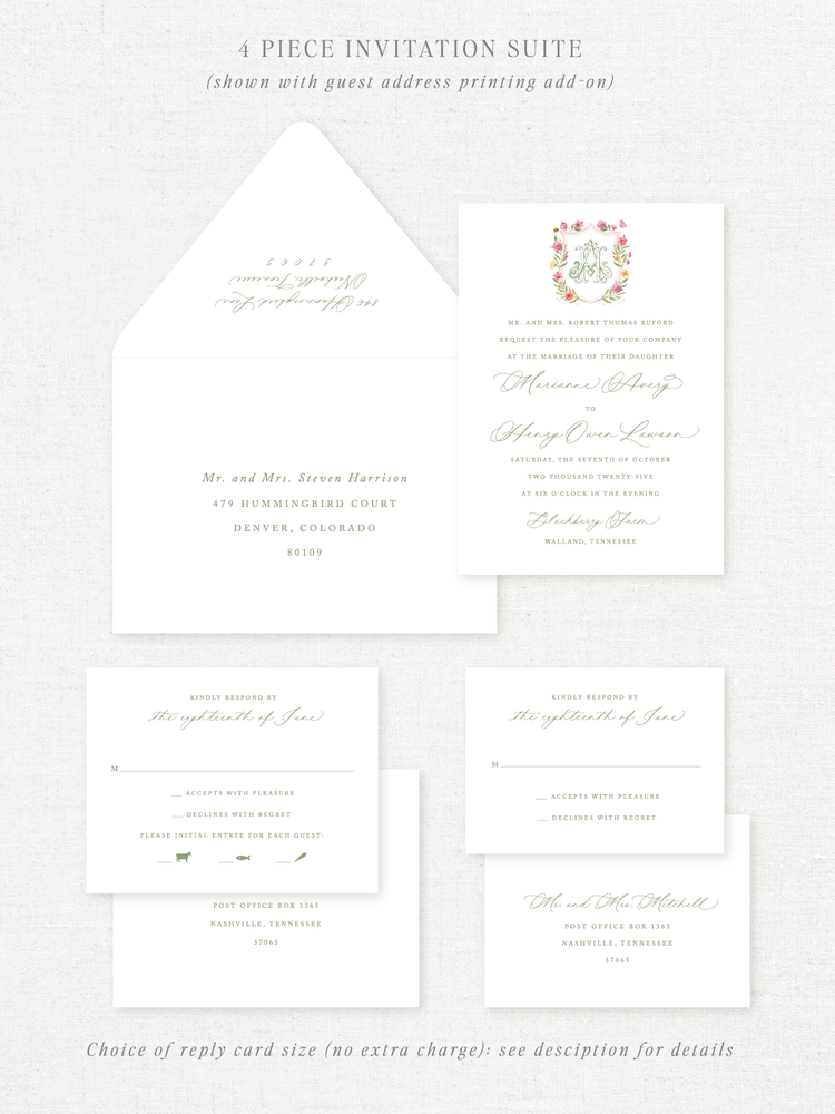 
                  
                    Load image into Gallery viewer, AVIGNON - Wedding Invitation
                  
                