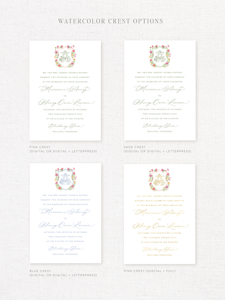
                  
                    Load image into Gallery viewer, AVIGNON - Wedding Invitation
                  
                