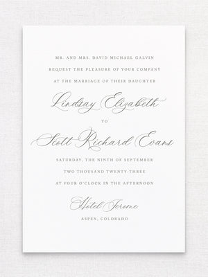 
                  
                    Load image into Gallery viewer, traditional wedding invitation
                  
                