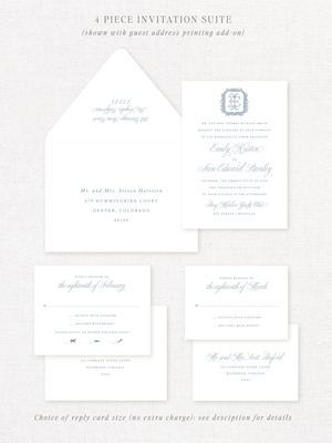 
                  
                    Load image into Gallery viewer, OSBORNE - Wedding Invitation
                  
                