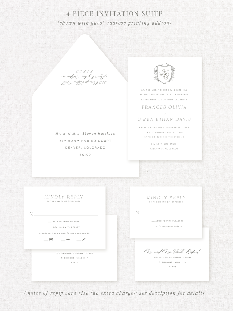 
                  
                    Load image into Gallery viewer, YORK - Wedding Invitation
                  
                